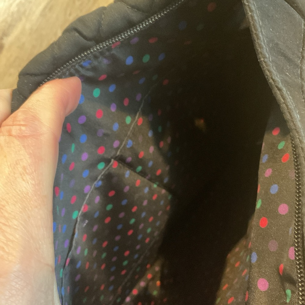 Vera Bradley Mailbag - Quilted Crossbody Bag - Black - Picture 6 of 6